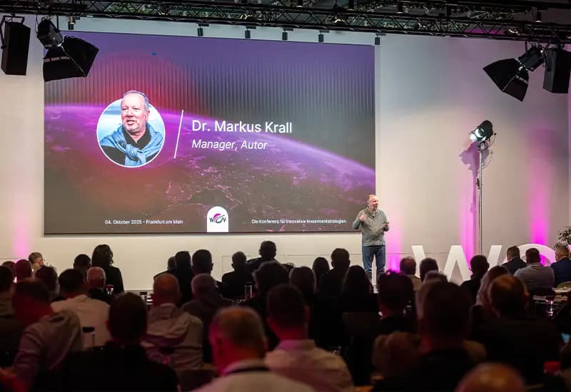 Markus Krall auf der Bühne